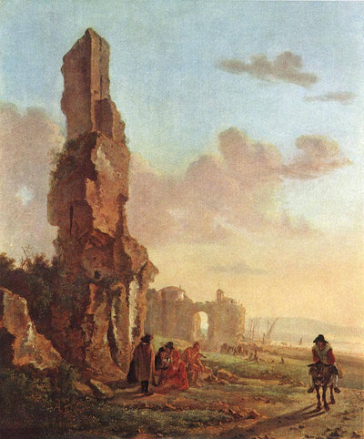 Ruins at the Sea in entryway