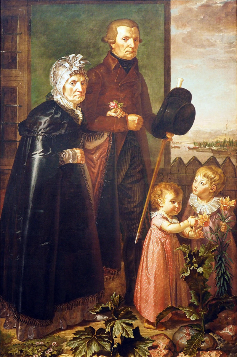 Portrait of the Artist's Parents by Philipp Otto Runge — Oil Painting Reproduction