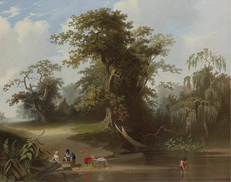 Rural Scene by George Caleb Bingham — Oil Painting Reproduction