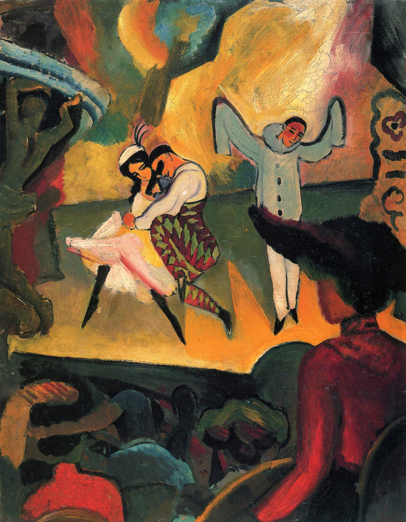 Russian Ballet 1 by August Macke — Oil Painting Reproduction