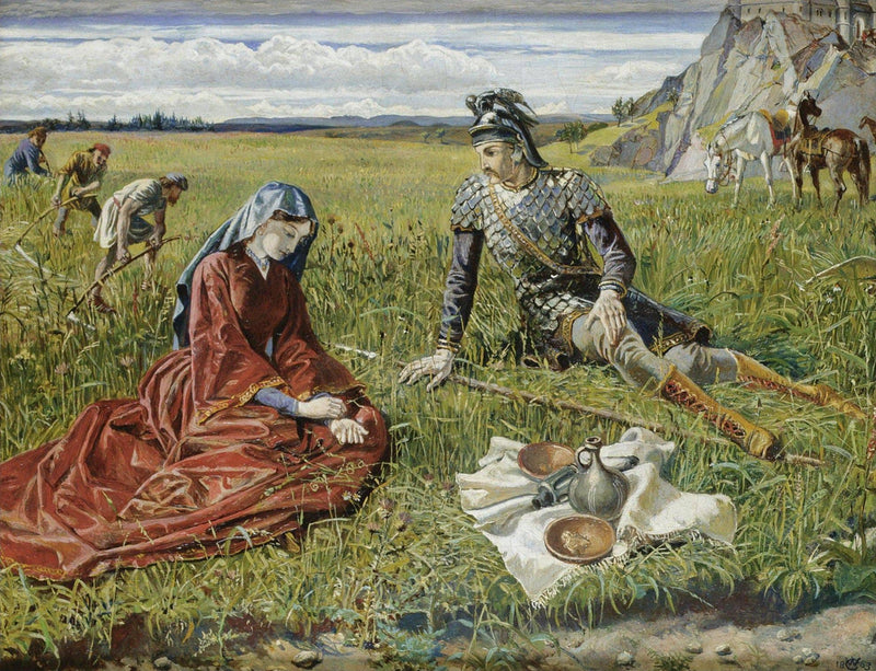 Ruth and Boaz by Walter Crane — Oil Painting Reproduction