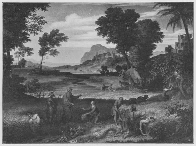 Ruth Auf Dem Acker Des Boas by Joseph Anton Koch — Oil Painting Reproduction