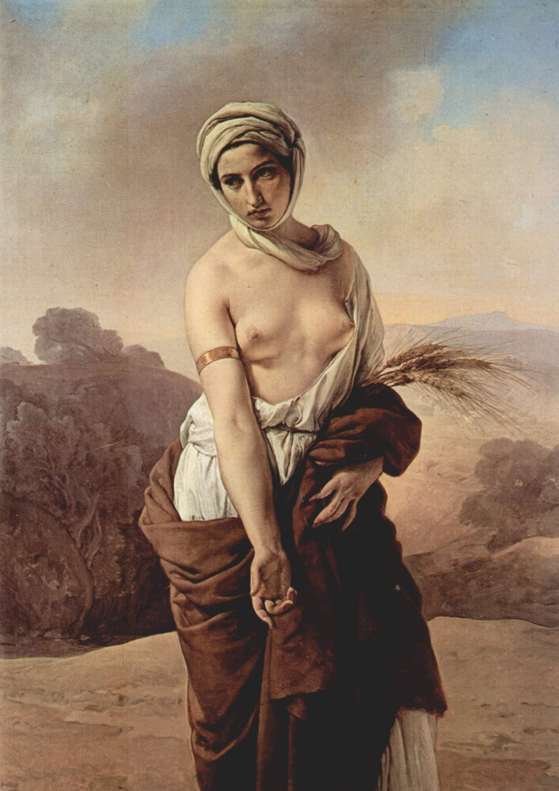 Ruth by Francesco Hayez — Oil Painting Reproduction