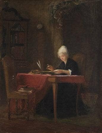 Reading by Francesco Didioni — Oil Painting Reproduction