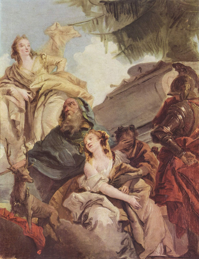 Sacrifice of Iphigenia by Giovanni Battista Tiepolo — Oil Painting Reproduction