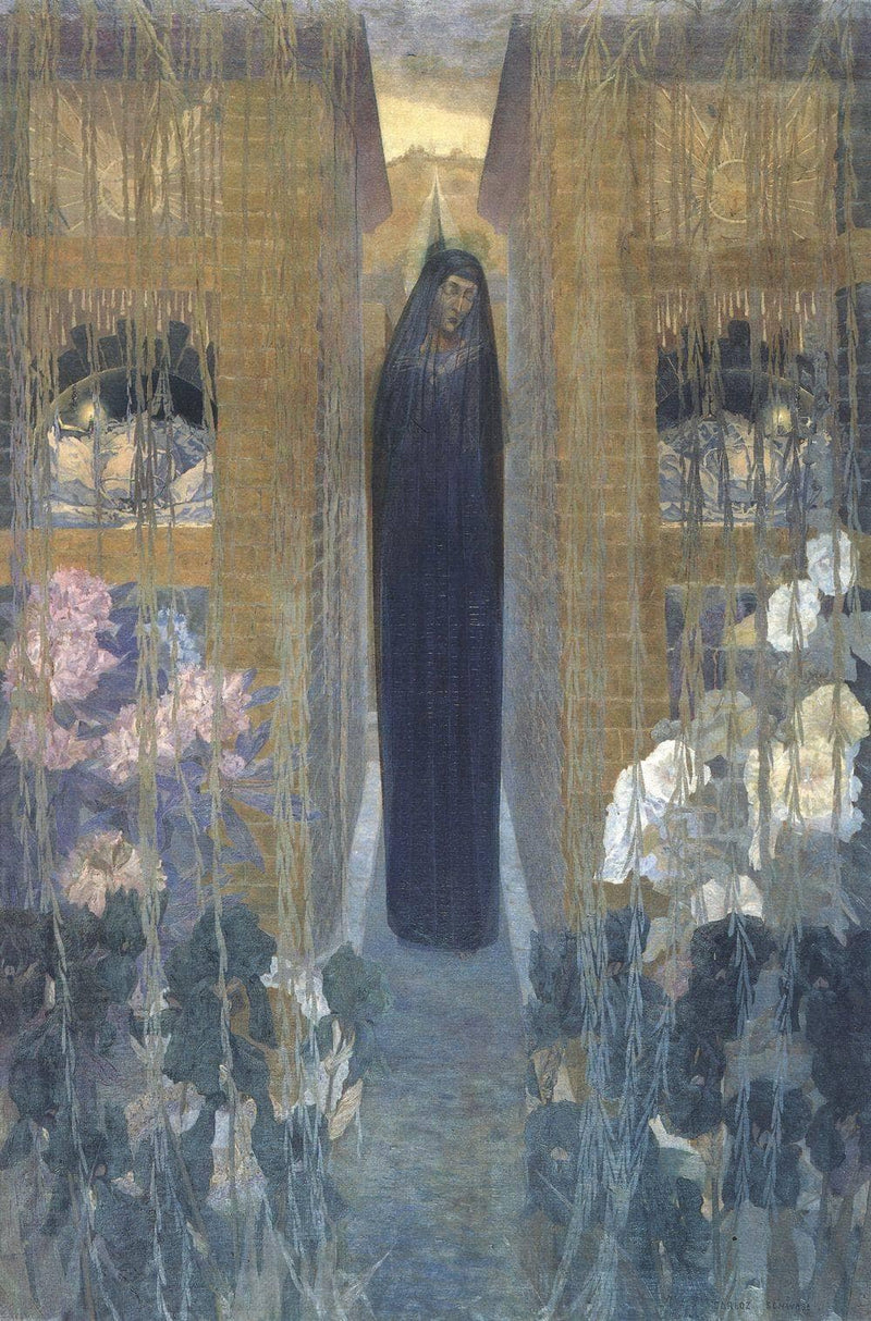Sadness by Carlos Schwabe — Oil Painting Reproduction