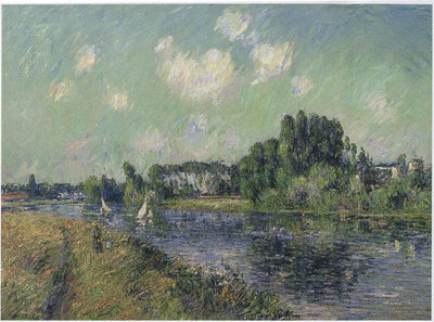 Sails on the Oise in home office