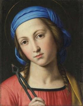 Saint Apollonia by Sassoferrato — Oil Painting Reproduction