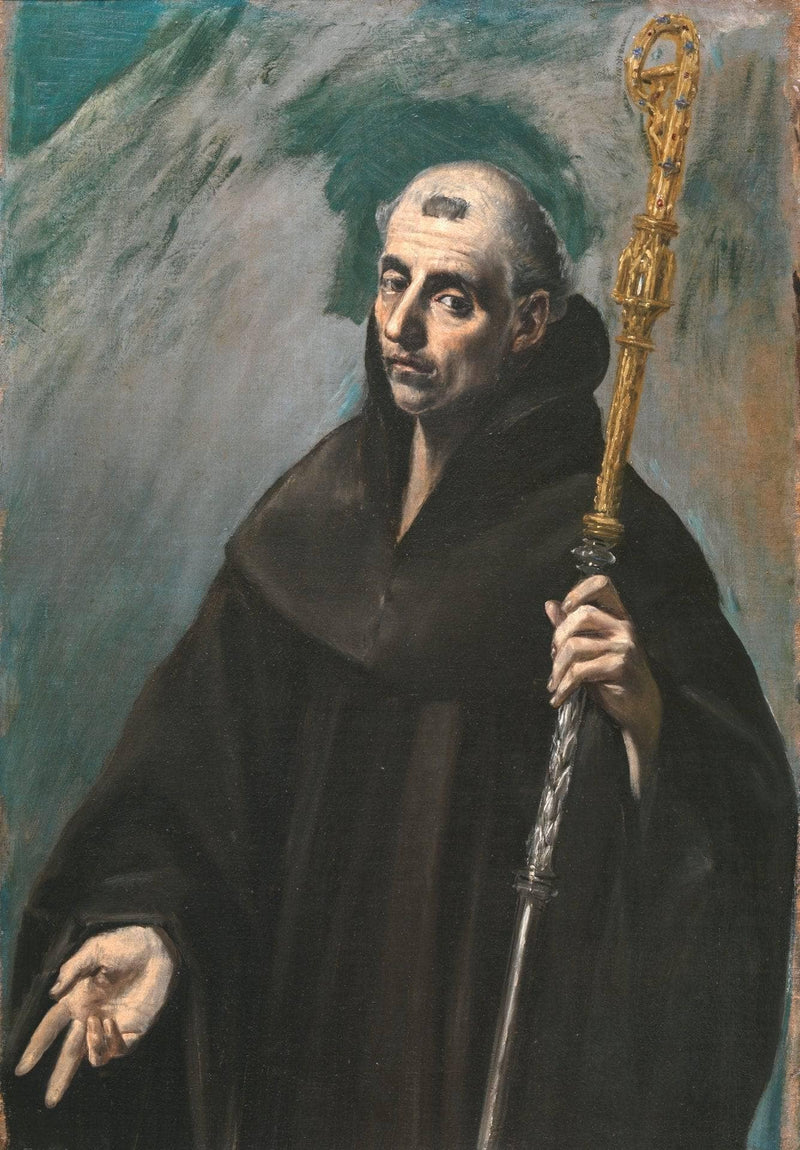 Saint Benedict by El Greco — Oil Painting Reproduction