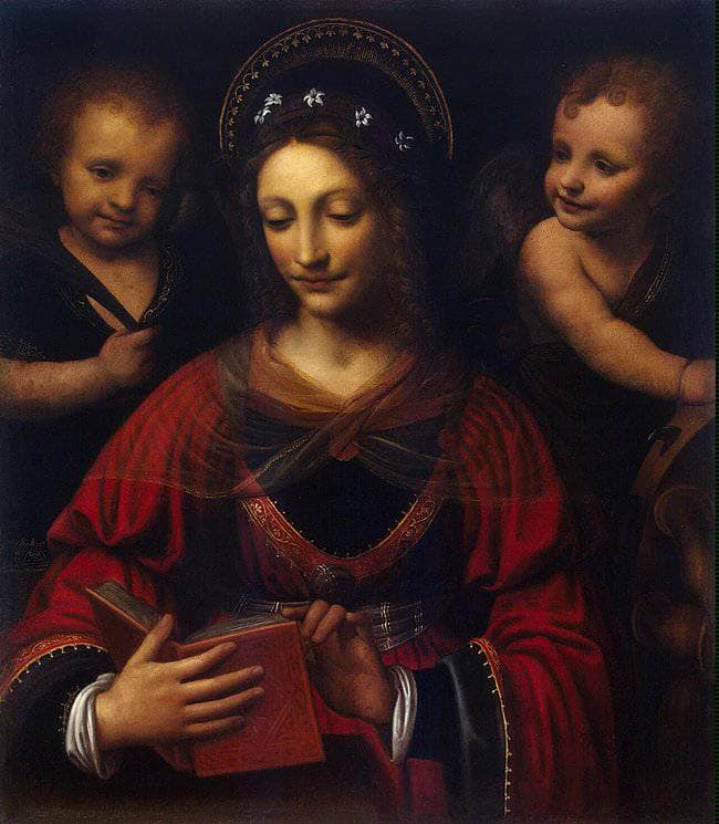 Saint Catherine by Bernardino Luini — Oil Painting Reproduction
