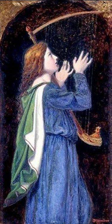 Saint Cecilia by John Atkinson Grimshaw, Oil Painting Reproduction