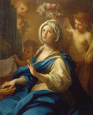 Saint Cecilia by Sebastiano Conca — Oil Painting Reproduction