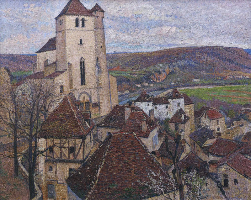 Saint Cirq Lapopie by Henri Martin — Oil Painting Reproduction