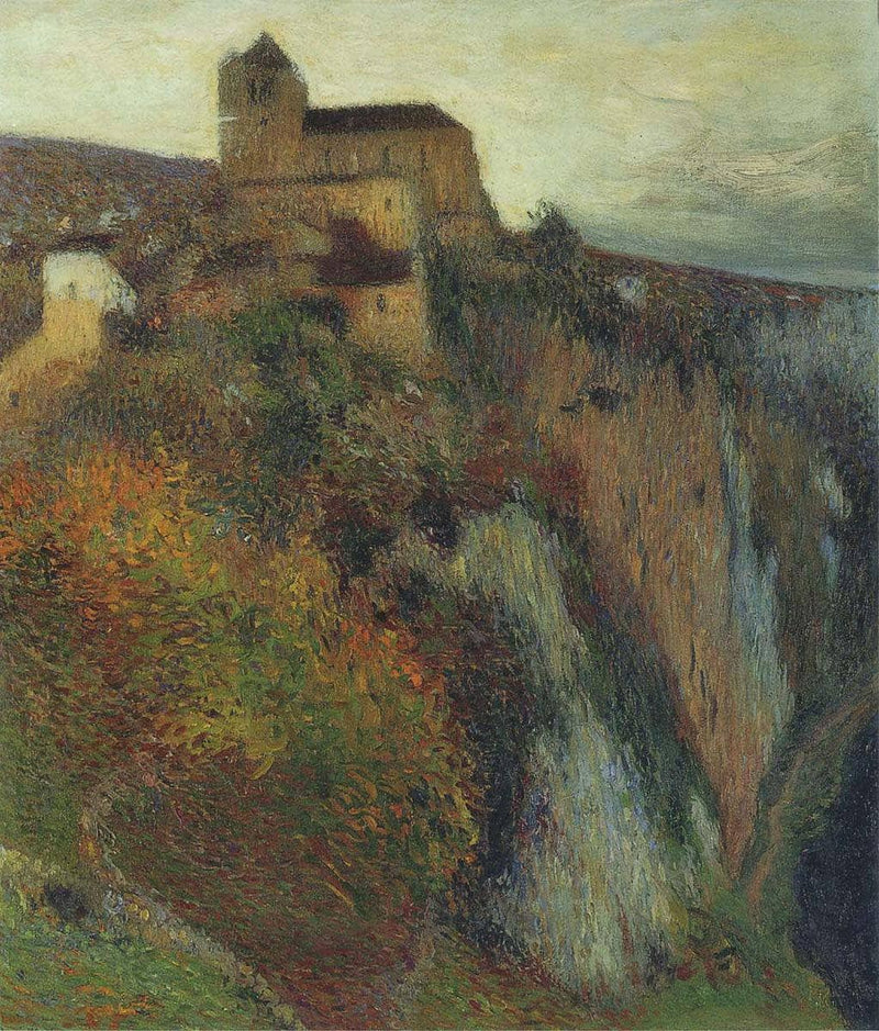 Saint-Cirq-Lapopie in Evening by Henri Martin — Oil Painting Reproduction