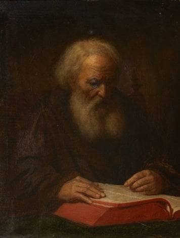 Saint Jerome by Émile Auguste Hublin — Oil Painting Reproduction