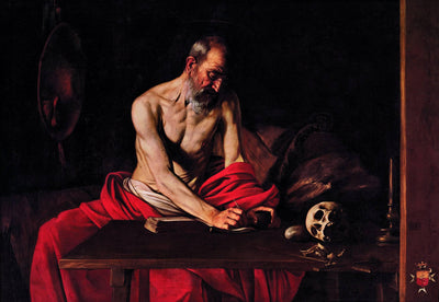 Saint Jerome Writing in apartment