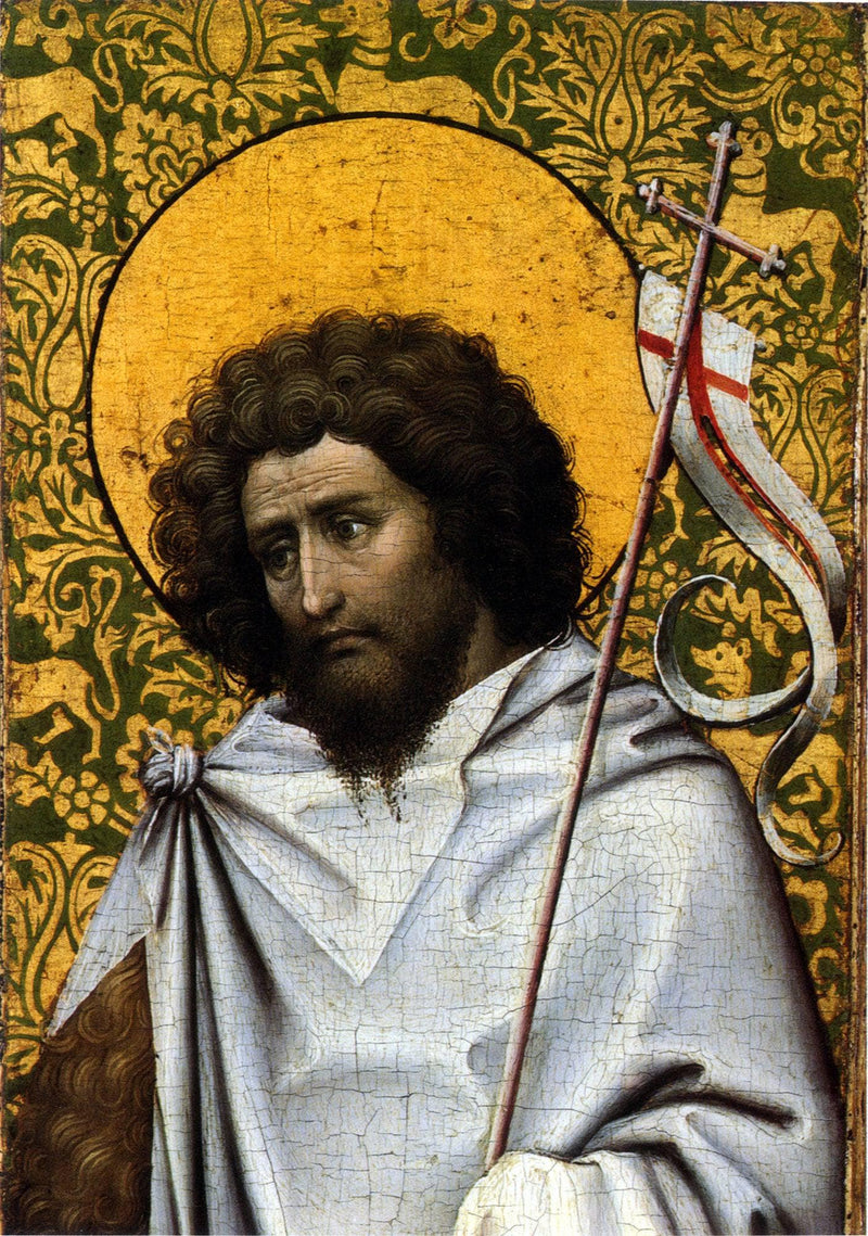 Saint John the Baptist by Robert Campin — Oil Painting Reproduction
