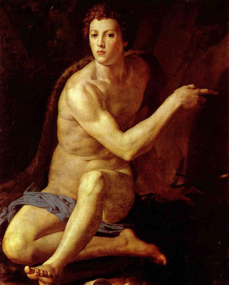 Saint John the Baptist by Agnolo Bronzino — Oil Painting Reproduction