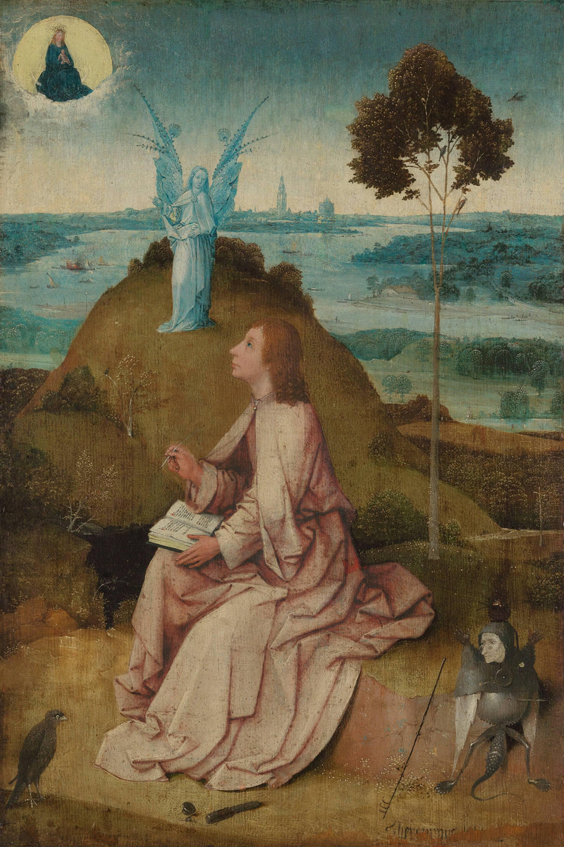 Saint John the Evangelist on Patmos by Hieronymus Bosch — Oil Painting Reproduction