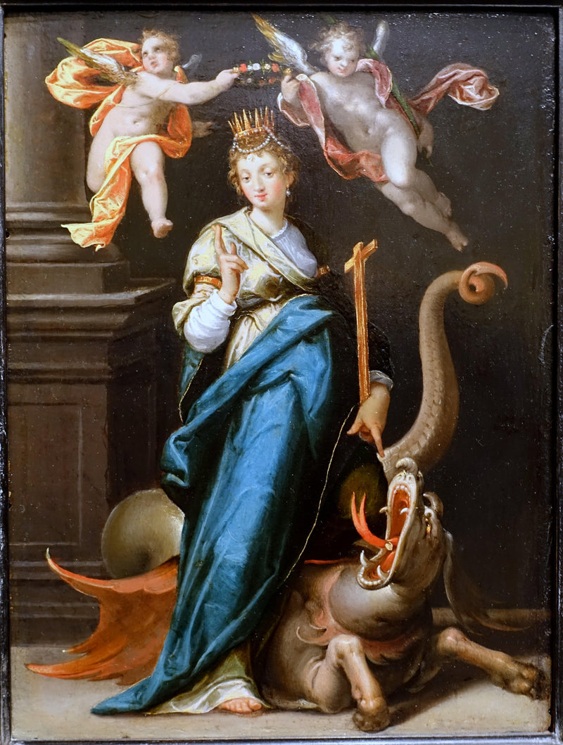Saint Margaret by Bartholomeus Spranger — Oil Painting Reproduction