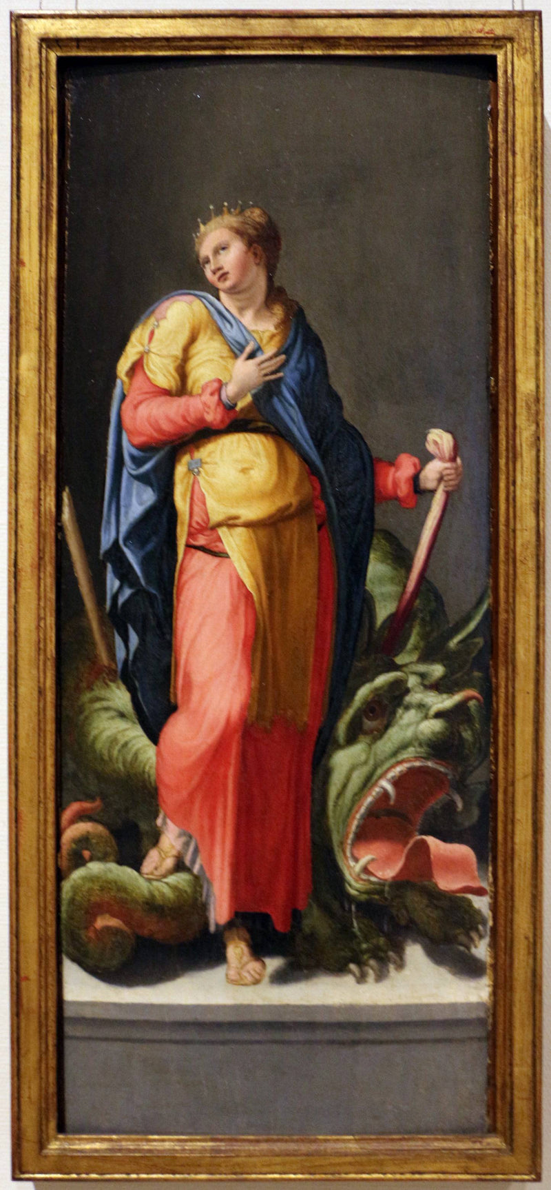 Saint Margaret of Antioch by Pellegrino Tibaldi, Oil Painting Reproduction