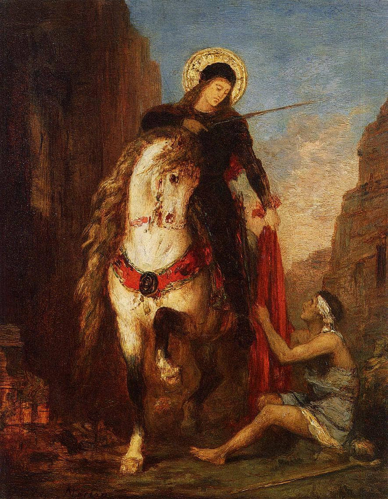 Saint Martin by Gustave Moreau — Oil Painting Reproduction