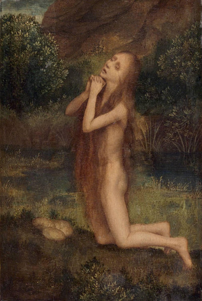 Saint Mary of Egypt in entryway