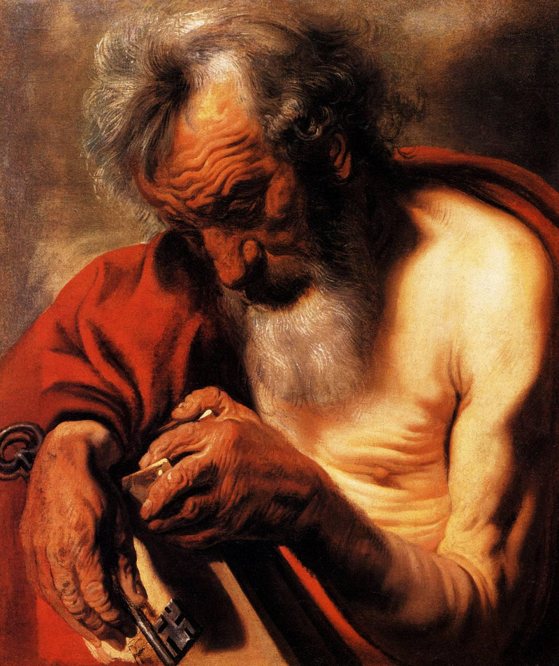 Saint Peter by Jacob Jordaens — Oil Painting Reproduction