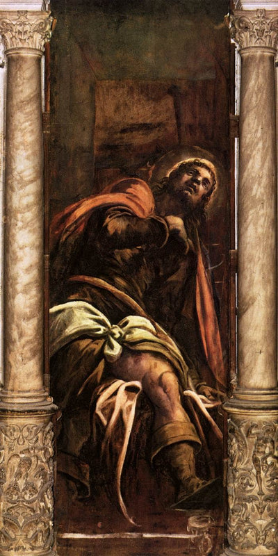 Saint Roch in entryway