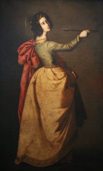 Saint Ursula in hallway