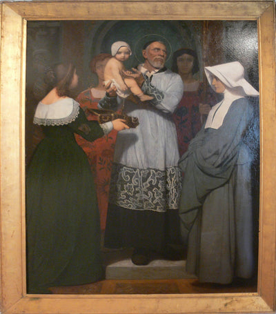 Saint Vincent of Paule in dining room