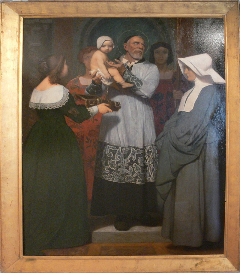 Saint Vincent of Paule by Jean-Leon Gerome — Oil Painting Reproduction