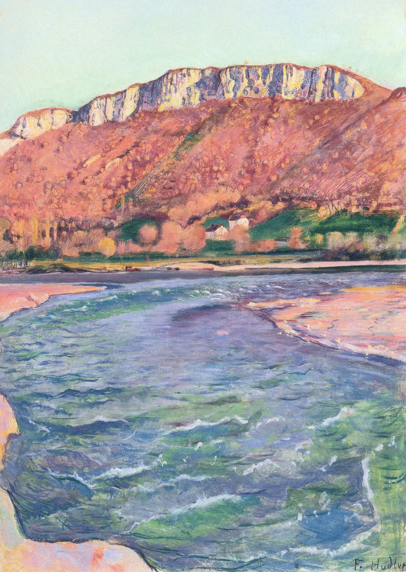 Saleve in autumn by Ferdinand Hodler — Oil Painting Reproduction