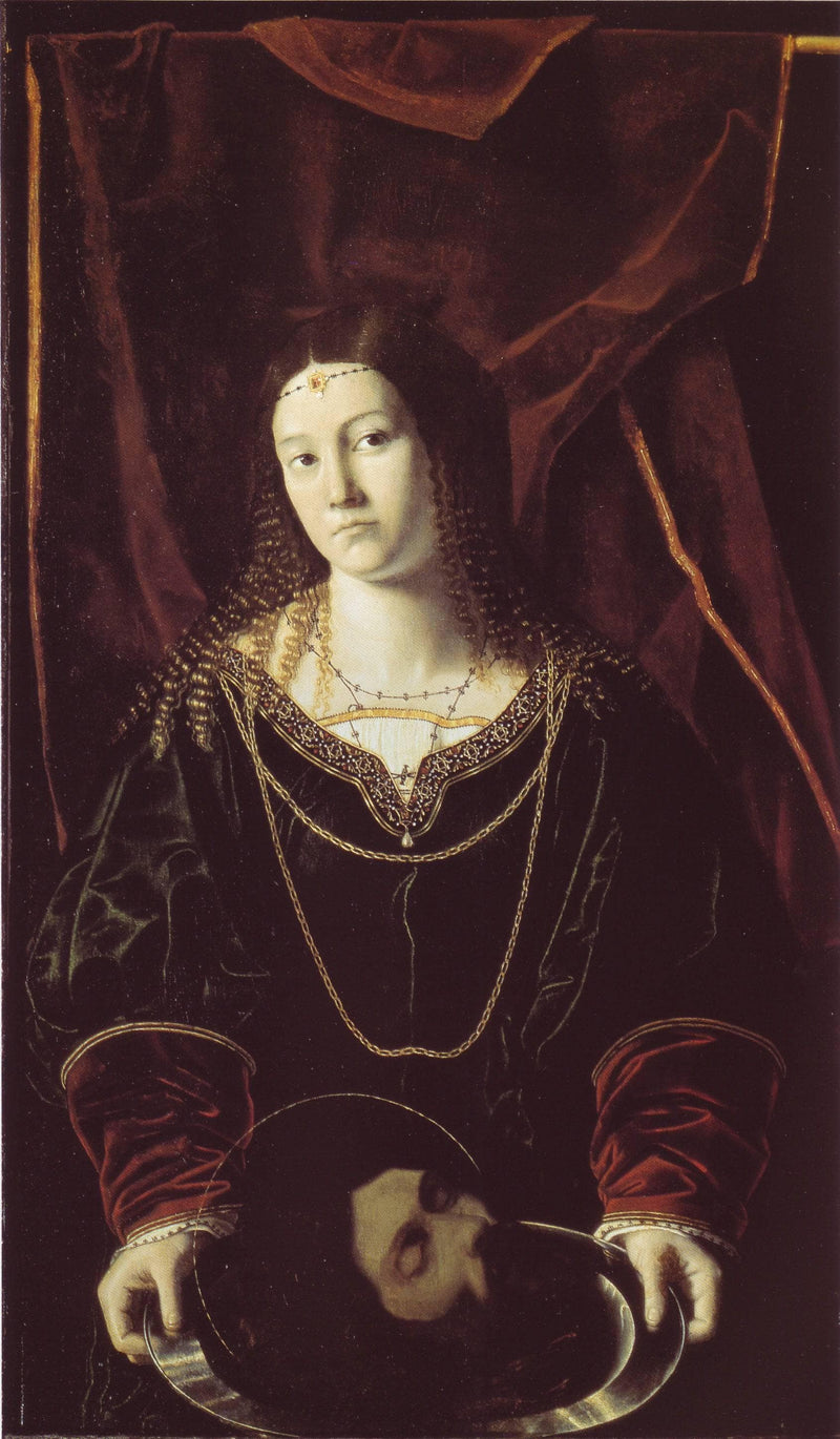 Salomè Con La Tesa Del Battista by Bartolomeo Veneto — Oil Painting Reproduction