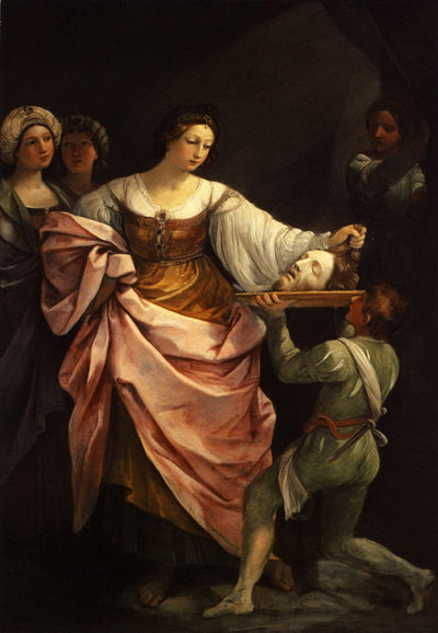 Salome with the head of St. John Baptist in entryway