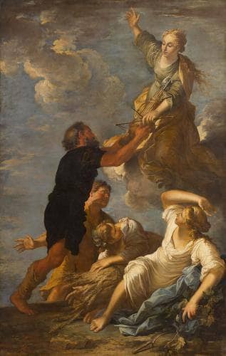 Astraea Leaves The Earth by Salvator Rosa — Oil Painting Reproduction
