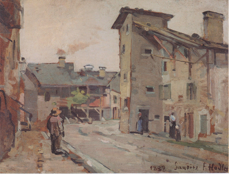Samoëns by Ferdinand Hodler — Oil Painting Reproduction
