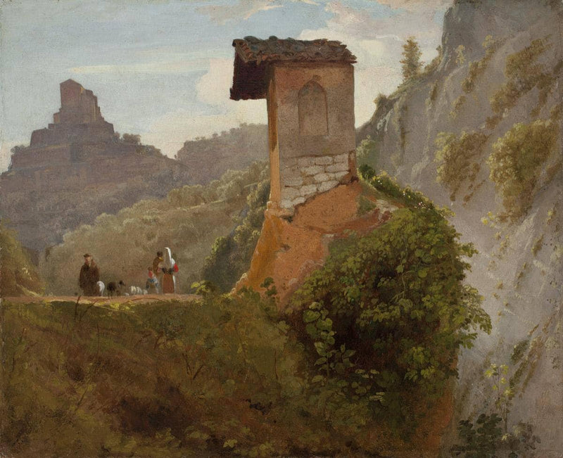 Sketch for the Chapel of the Virgin at Subiaco by Samuel Morse — Oil Painting Reproduction