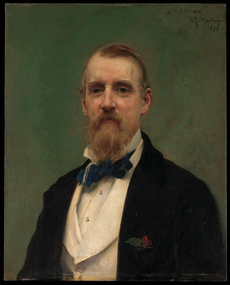 Samuel P. Avery by Raimundo de Madrazo — Oil Painting Reproduction