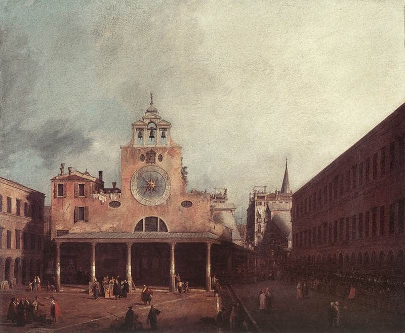 San Giacomo di Rialto by Canaletto — Oil Painting Reproduction