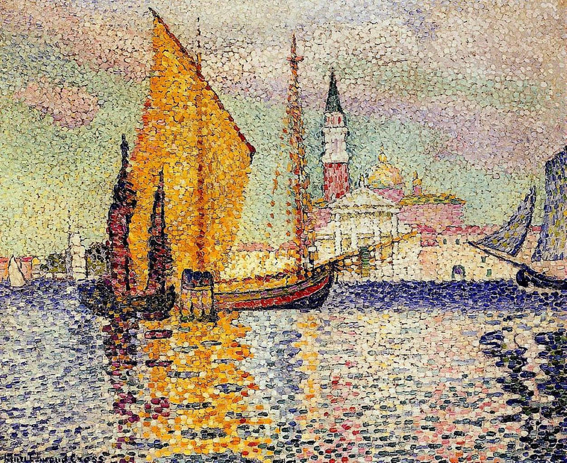 San Giorgio Maggiore, Venice by Henri-Edmond Cross — Oil Painting Reproduction