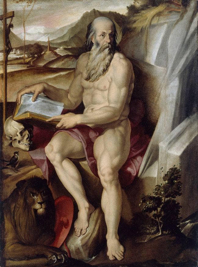 Saint Jerome by Bartolomeo Passerotti — Oil Painting Reproduction