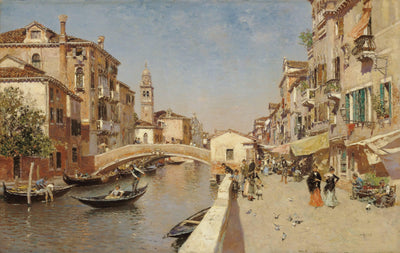 San Lorenzo River with the Campanile of San Giorgio Dei Greci, Venice in home office