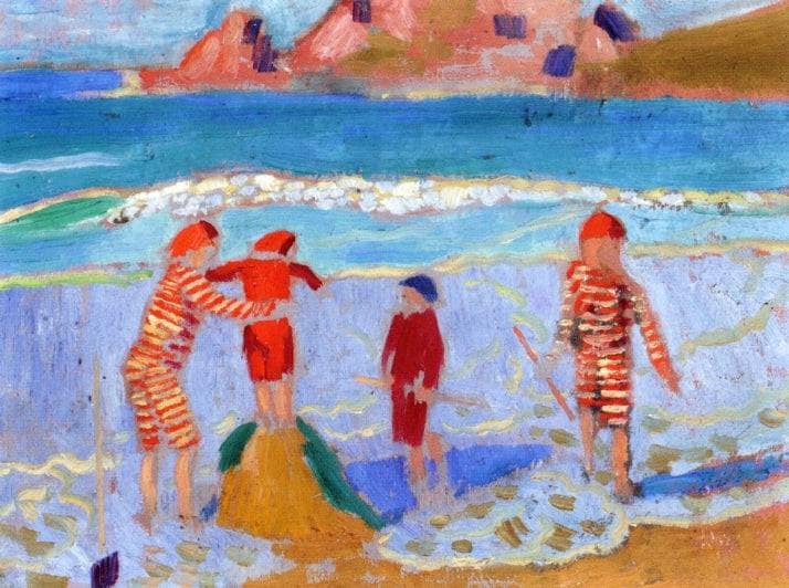 Sand Castle by Maurice Denis — Oil Painting Reproduction