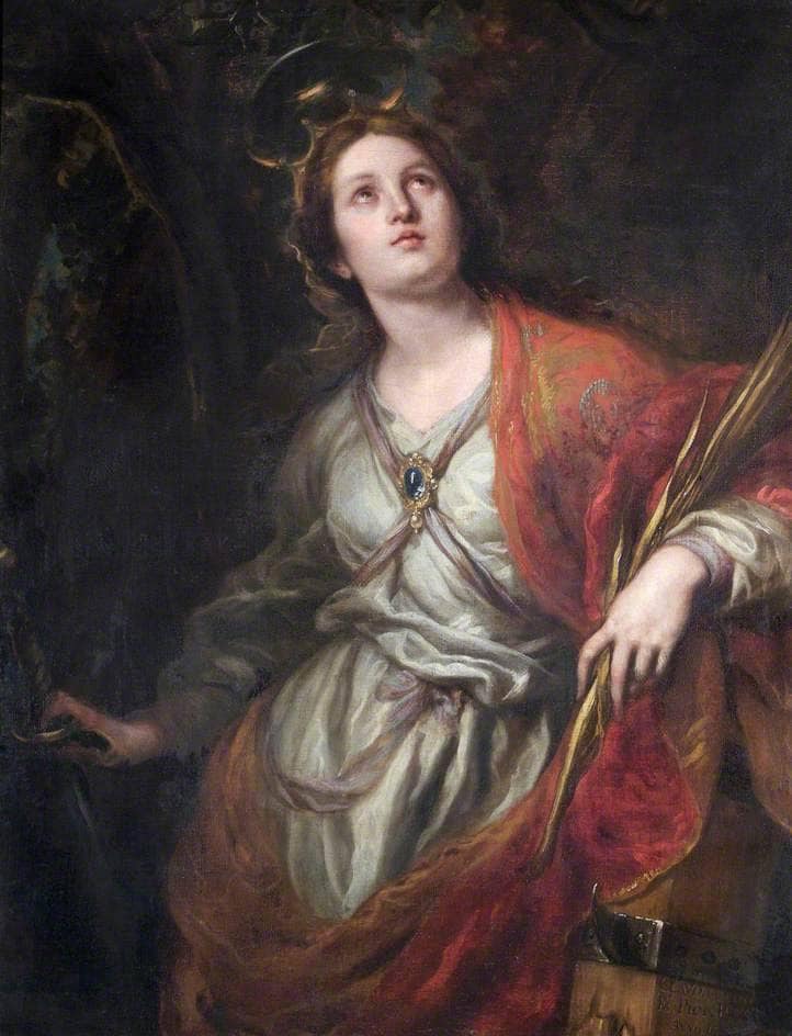 Santa Catalina de Alejandría by Claudio Coello — Oil Painting Reproduction