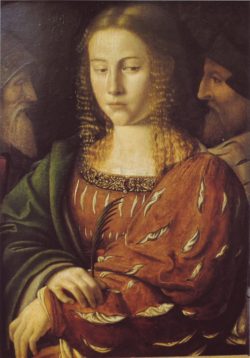 Santa Caterina D´Alessandria by Bartolomeo Veneto — Oil Painting Reproduction