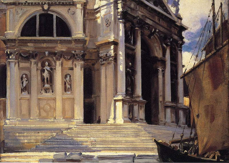 Santa Maria della Salute by John Singer Sargent, Oil Painting Reproduction