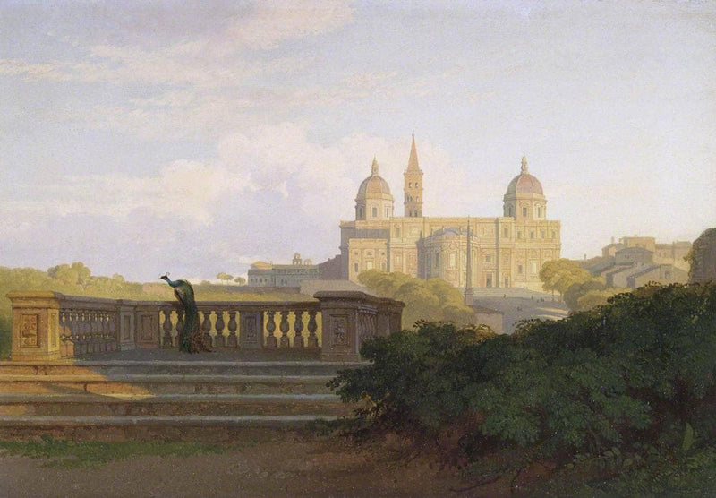 Santa Maria Maggiore seen from the Gardens by Penry Williams — Oil Painting Reproduction