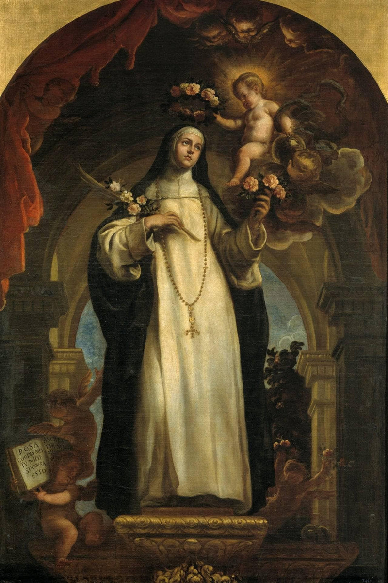 Santa Rosa de Lima by Claudio Coello — Oil Painting Reproduction