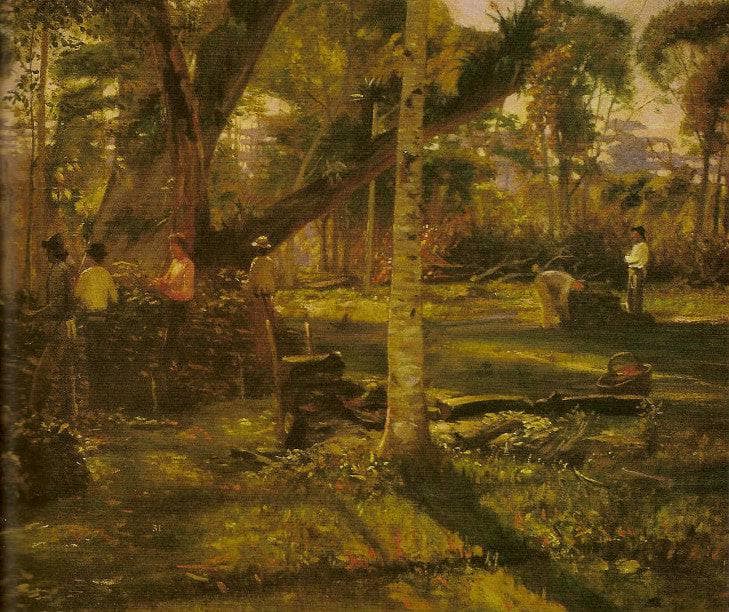 Sapeco Da Erva-mate by Alfredo Andersen — Oil Painting Reproduction